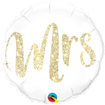 Image de 18" FOIL - MRS GOLD GLITTER