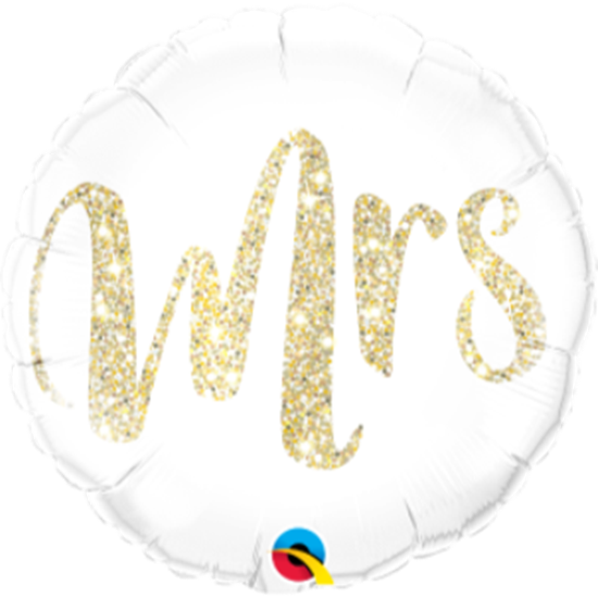 Picture of 18" FOIL - MRS GOLD GLITTER