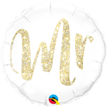 Picture of 18"  FOIL - MR GOLD GLITTER