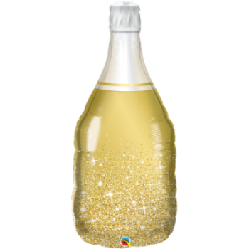 Picture of CHAMPAGNE GOLDEN BUBBLY BOTTLE SUPERSHAPE