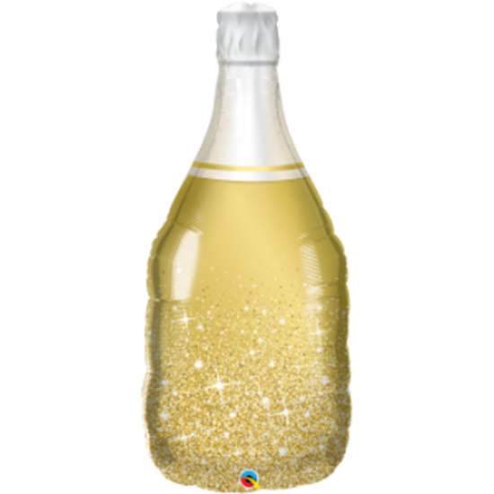 Picture of CHAMPAGNE GOLDEN BUBBLY BOTTLE SUPERSHAPE