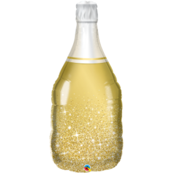 Image sur CHAMPAGNE GOLDEN BUBBLY BOTTLE SUPERSHAPE