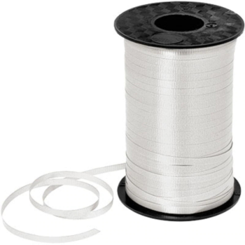 Image de WHITE CRIMPED CURLING RIBBON 500 YRDS 