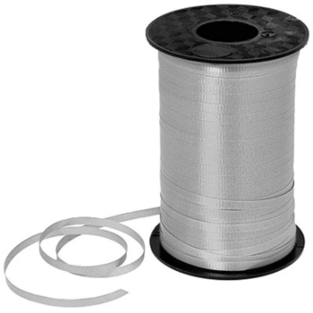 Image de SILVER CRIMPED CURLING RIBBON 500 YRDS 