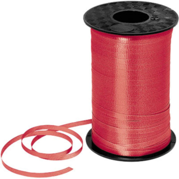 Image de RED CRIMPED CURLING RIBBON 500 YRDS 