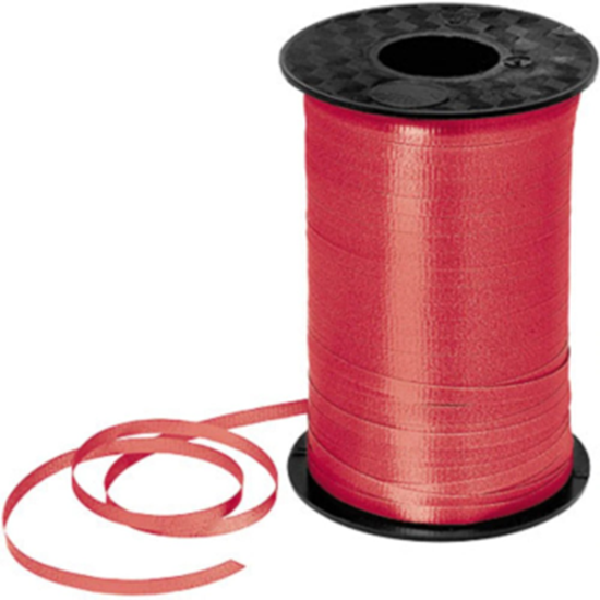 Image sur RED CRIMPED CURLING RIBBON 500 YRDS 