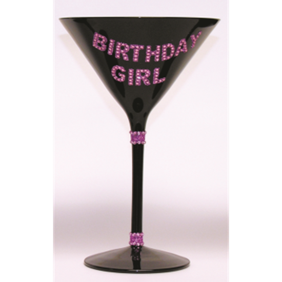 Picture of BIRTHDAY GIRL MARTINI GLASS