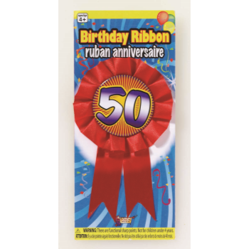 Picture of 50th - BIRTHDAY AWARD RIBBON