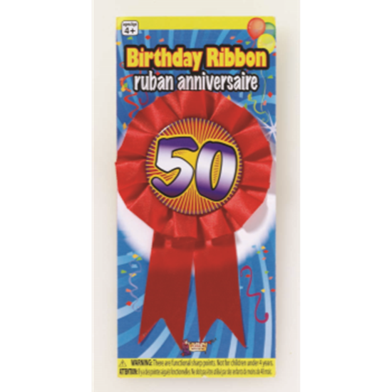 Image sur 50th - BIRTHDAY AWARD RIBBON