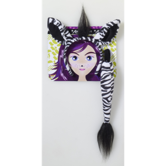 Picture of ANIMAL KIT - ZEBRA EARS/TAIL
