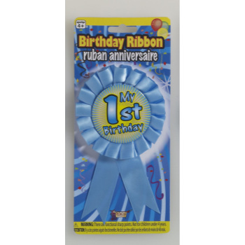 Image de WEARABLES - RIBBON PIN - MY FIRST BIRTHDAY BLUE