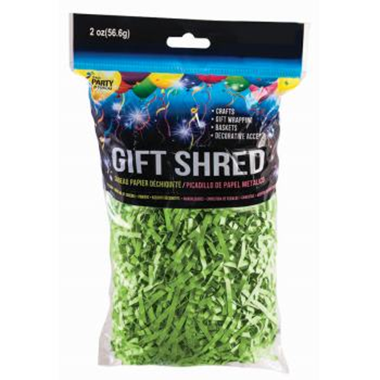 Picture of GIFT SHRED - LIME GREEN 