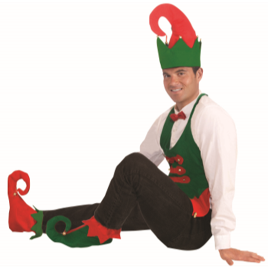 Picture of WEARABLES - FELT ELF HAT AND SHOE COVER SET