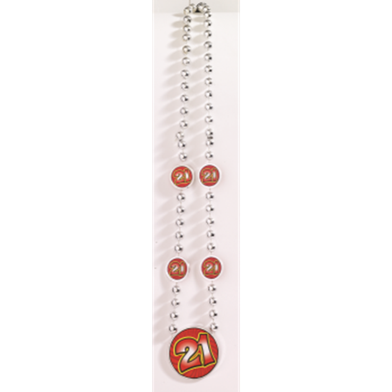 Picture of 21st BIRTHDAY BEAD NECKLACE