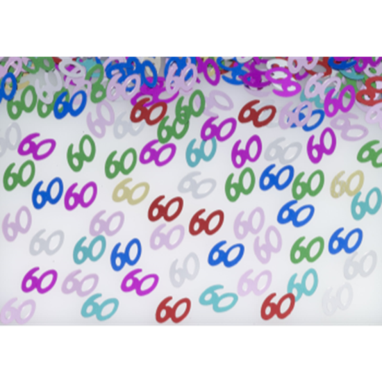Picture of 60th - MULTI CONFETTI