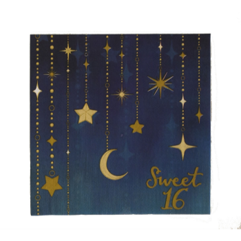 Picture of 16th STARRY NIGHT LUNCHEON NAPKINS- SWEET 16th