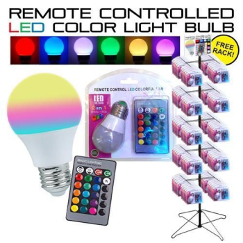 Image de REMOTE CONTROL LED LIGHT BULB - ASST