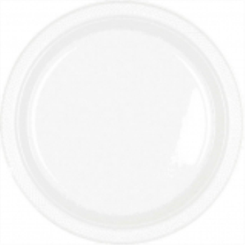 Picture of WHITE - 7" PLASTIC PLATE
