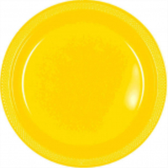 Image sur YELLOW SUNSHINE - 7" PLASTIC PLATE 