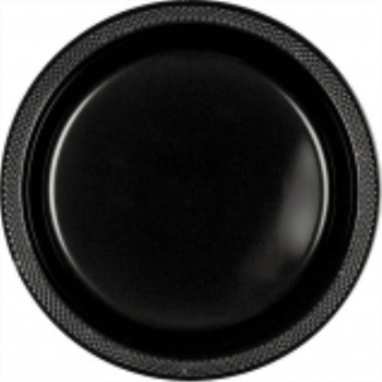 Picture of BLACK - 10.25" PLASTIC PLATE 