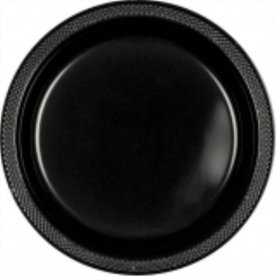 Image sur BLACK - 10.25" PLASTIC PLATE 