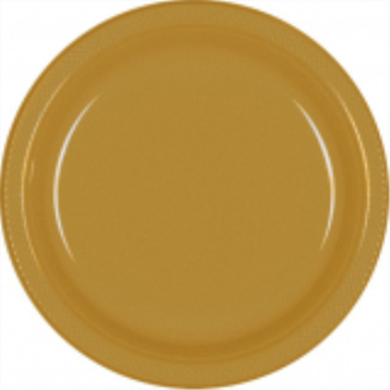 Picture of GOLD - 10.25" PLASTIC PLATE 