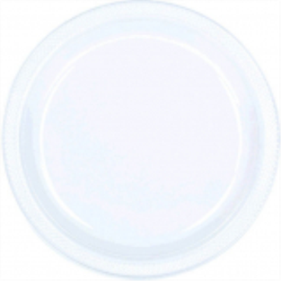 Image sur CLEAR - 10.25" PLASTIC PLATE 