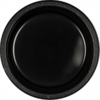 Image de BLACK - 7" PLASTIC PLATE 