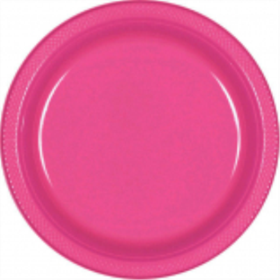 Image sur BRIGHT PINK - 7" PLASTIC PLATE 