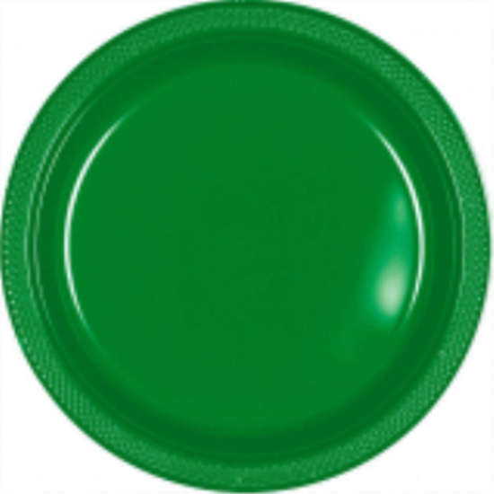 Image sur GREEN - 10.25" PLASTIC PLATE 