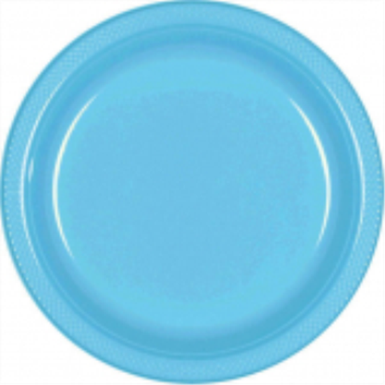 Image sur CARIBBEAN BLUE - 10.25" PLASTIC PLATE