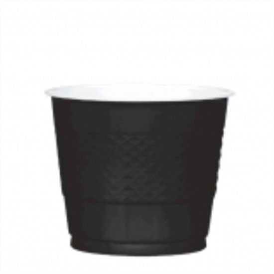 PartyMart. BLACK 9oz PLASTIC CUP
