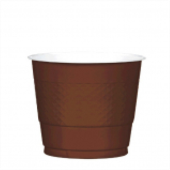 Image sur CHOCOLATE BROWN - 9oz PLASTIC CUP 