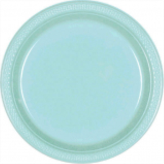 Picture of ROBIN'S EGG BLUE - 7" PLASTIC PLATE