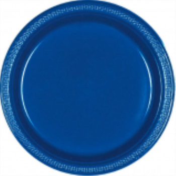 Picture of ROYAL BLUE - 7" PLASTIC PLATE 