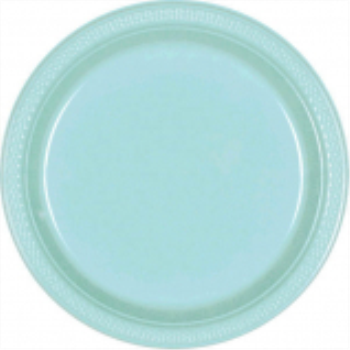 Picture of ROBIN'S EGG BLUE - 10.25" PLASTIC PLATE 