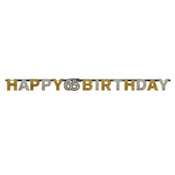 Image de 65th - LETTER BANNER - SPARKLING CELEBRATION