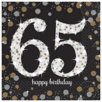 Picture of 65th - SPARKLING CELEBRATION - LUNCHEON NAPKIN