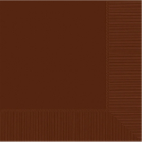Picture of CHOCOLATE BROWN DINNER NAPKINS