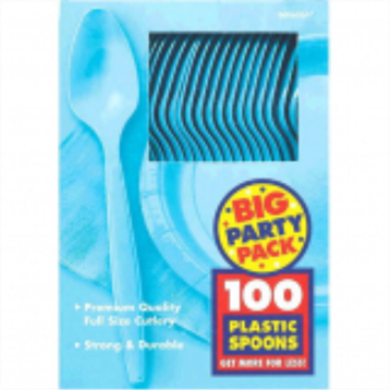 Picture of CARIBBEAN BLUE SPOONS - BIG PARTY PACK