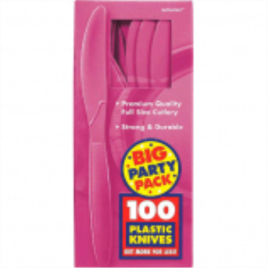 Picture of BRIGHT PINK KNIVES - BIG PARTY PACK
