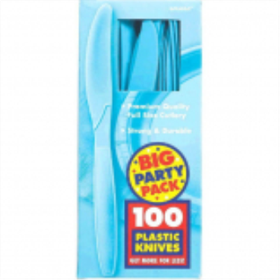 Picture of CARIBBEAN BLUE KNIVES - BIG PARTY PACK