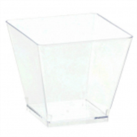 Image sur CLEAR MINI PLASTIC CUBE GLASS 