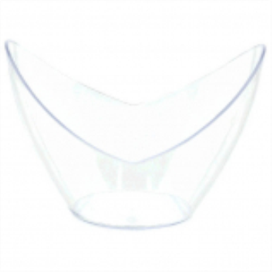 Picture of CLEAR PLASTIC MINI OVAL BOWL 