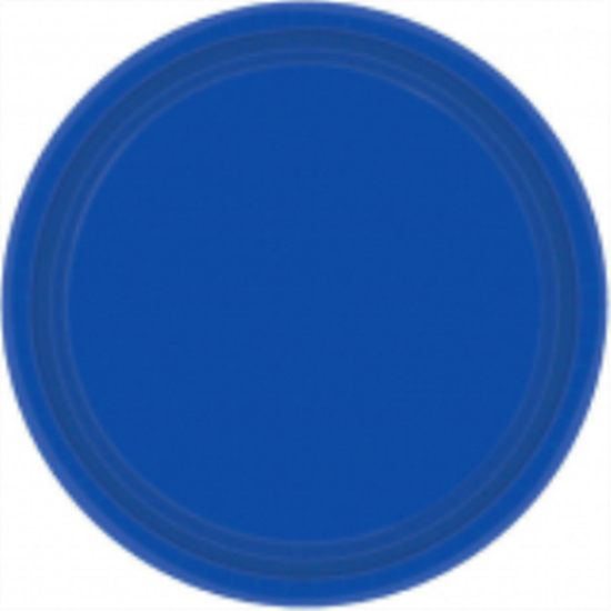 Picture of ROYAL BLUE 7" PLATES - VALUE 