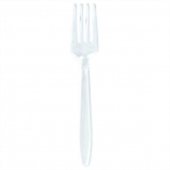 Picture of CLEAR PLASTIC FORKS - VALUE 