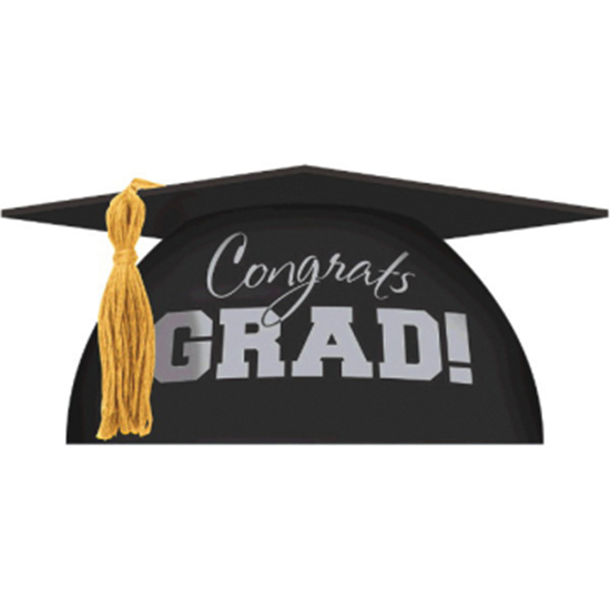 Image sur DECOR - GRAD CAP CAKE TOPPER WITH TASSEL