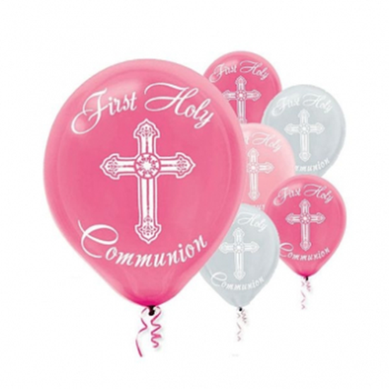 Picture of 12" LATEX BALLOONS - COMMUNION PINK