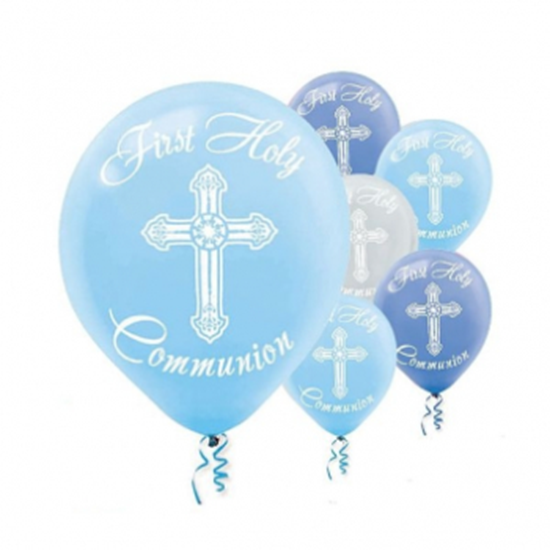 Picture of 12" LATEX BALLOONS - COMMUNION BLUE