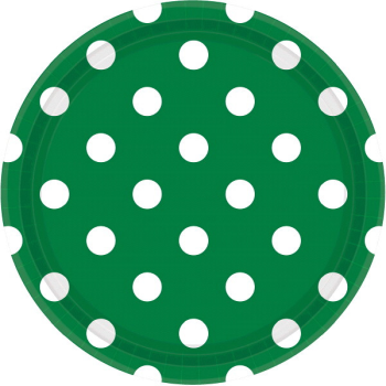 Image de GREEN DOTS 9" PLATES